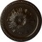 Ekena Millwork Richmond Ceiling Medallion (Fits Canopies up to 2 5/8"), Hand-Painted Bronze, 18"OD x 1 3/8"P CM18RIBZS - alternate 1